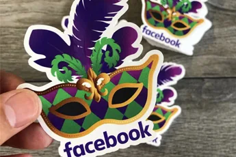 Custom Facebook vinyl stickers