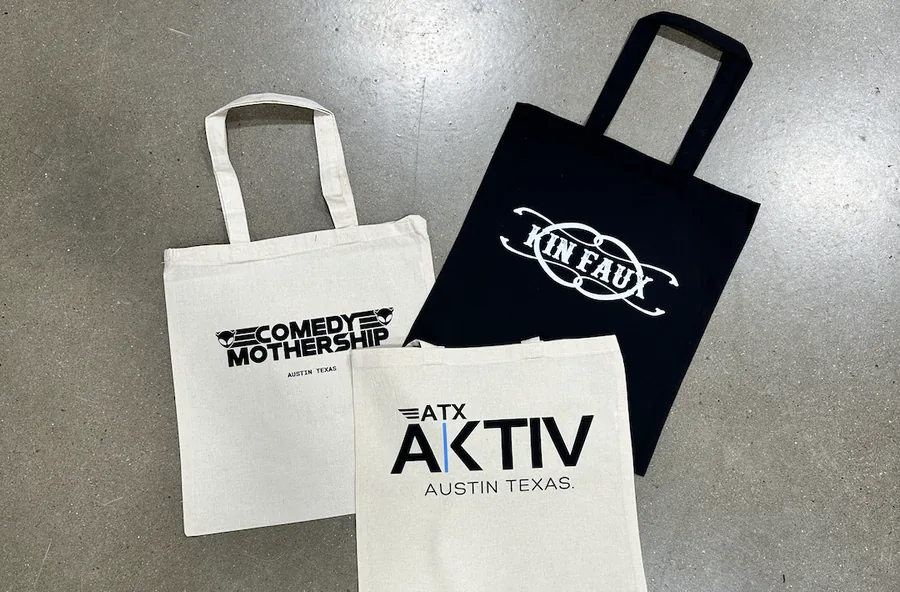 Custom printed tote bags