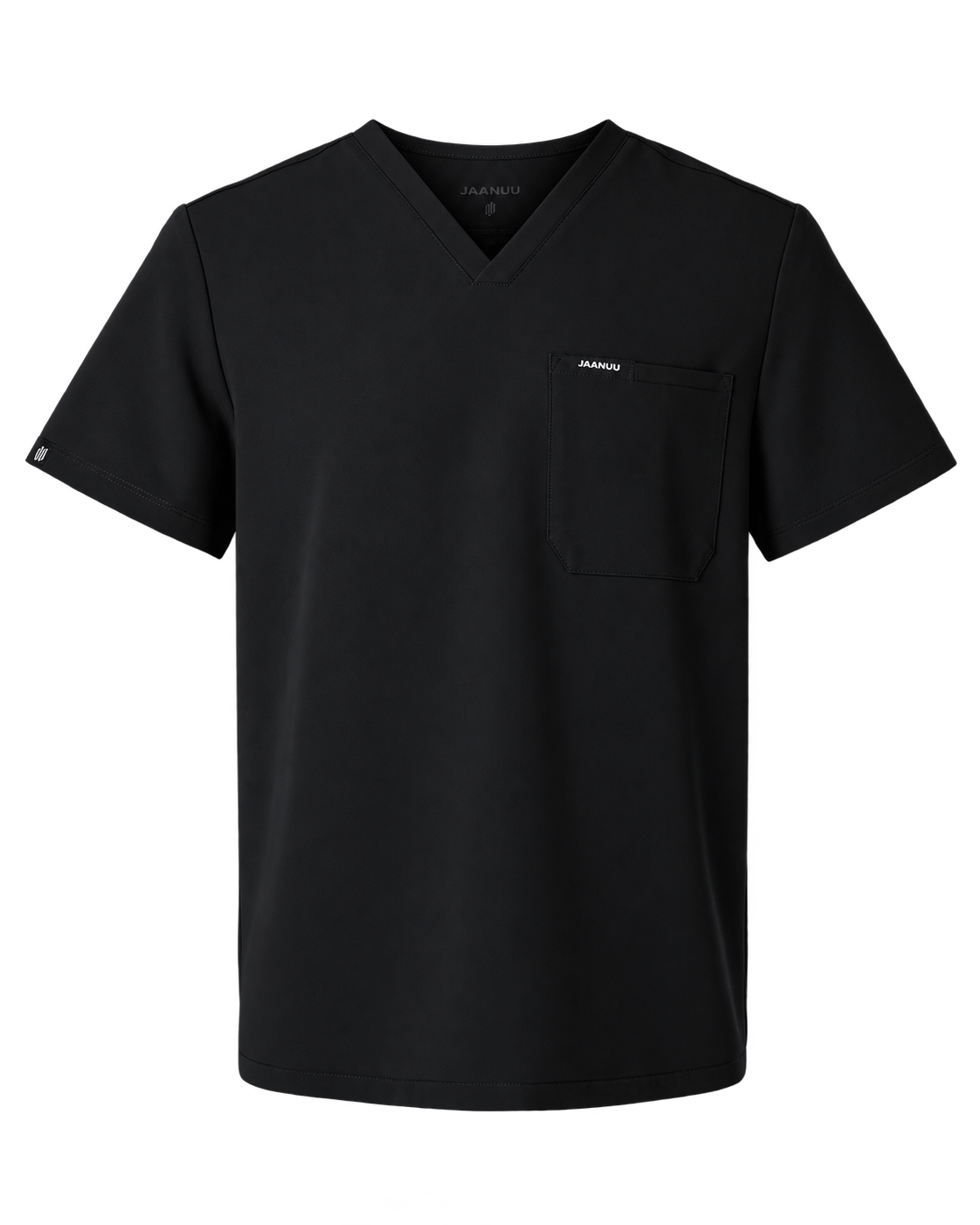 Jaanuu M10001 Men’s Holmes Everyday 1-Pocket Scrub V-Neck Top