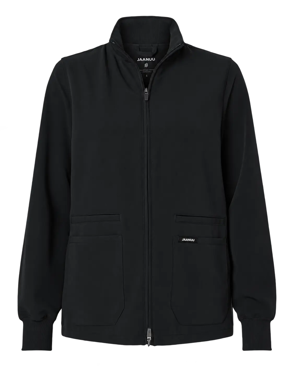 Jaanuu W60001 Women’s Ceri Essential Full-Zip 6-Pocket Scrub Jacket